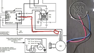 Air Handler Wiring for Beginners Fan Relays amp PSC motors [upl. by Sherburne]