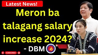 Salary increase for 2024 according to DBM [upl. by Haiacim]