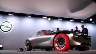 RC action with the Opel GT Concept at GIMS 2016 [upl. by Aneerol]