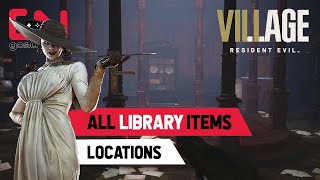 Resident Evil Village Library Items  All Locations [upl. by Neltiak]