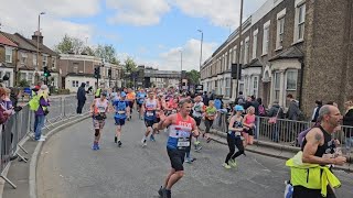 London Marathon 21st April 2024 Greenwich [upl. by Airotciv]