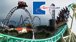 Top 10 Roller Coasters by Gerstlauer [upl. by Solhcin]