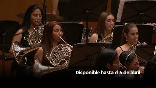 Este mes en TeatroDigital Orquesta Filarmónica de Mujeres – Directora Paola Ávila  Teatro Mayor [upl. by Eeramit]