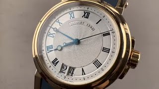 Breguet Marine Big Date 5817BA129V8 Breguet Watch Review [upl. by Gschu]