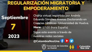 REGULARIZACIÓN MIGRATORIA Y EMPODERAMIENTO [upl. by Lashond279]