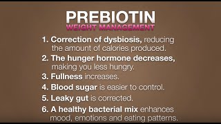 Natural Weight Management With Prebiotics [upl. by Wendye]