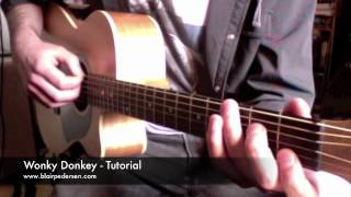 Wonky Donkey  Guitar Tutorial [upl. by Eudora]