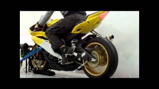 HD SP Quickshifter on Dyno Yamaha YZFR6 Complete System Racing [upl. by Amby]