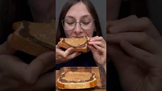 EATING PEANUT BUTTER amp NUTELLA ON BRIOCHE BREAD WITH SOME 325 DAIRY MILK  ASMR WITHOUT TALKING [upl. by Ikeda]