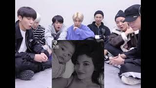 Bts reaction to Kylie Jenner edits [upl. by Dnomsad]