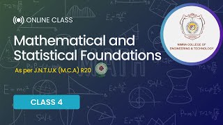 MSF JNTUK R20  UNIT  2  Sampling and Estimation Theory  Class 4  Telugu NimraCollegeMCA [upl. by Deerdre]