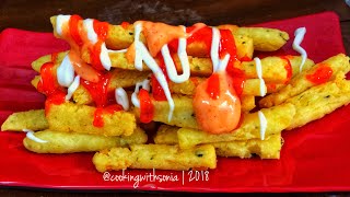 Resep Kentang Keju Goreng Kekinian  Cheesy Fries Step by Step [upl. by Musihc334]