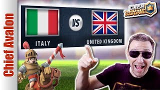 ITALY vs UNITED KINGDOM UK ft Saint Belikin Deadpool  Clash Royale eSports [upl. by Doyle]