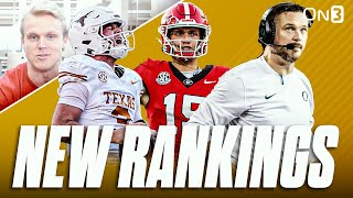 NEW College Football Playoff Rankings  Texas Still 1  Where Is Oregon Ohio St  Georgia RISING [upl. by Cassil]