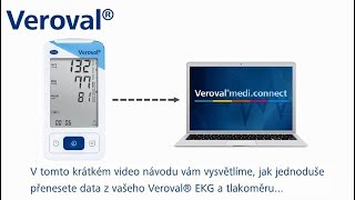 NÁVOD Jak přenést data z Veroval® tlakoměru s EKG do softwaru mediconnect [upl. by Mathur533]