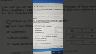 How to give ip address to your computer or laptop  ip address in Windows 10  ncpacpl  shorts [upl. by Ahsatin]