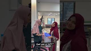 Chef coat or kurti  Mom daughter duo baking videos  toy cake [upl. by Yznil]