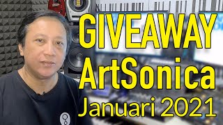 GIVEAWAY YouTube ArtSonica Januari 2021  SPEAKER MONITOR Dolphin Sound DS5A [upl. by Weinert]