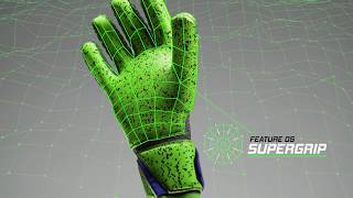 uhlsport TENSIONGREEN goalkeeper gloves [upl. by Nerro]