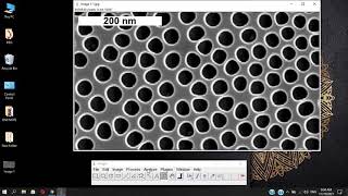 How to measure the surface porosity and SD of a nanoporous surface using ImageJ software [upl. by Annayi]