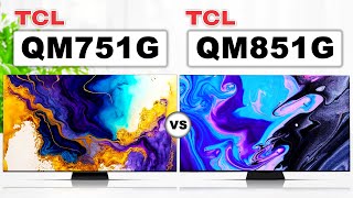 The New TCL TV Better Than Sony TCL QM751G vs TCL QM851G Review [upl. by Rizzi]