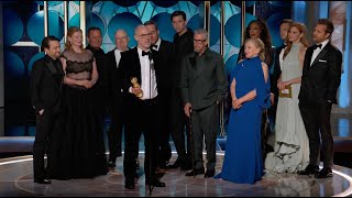 Succession Wins Best Drama Series I 81st Annual Golden Globes [upl. by Luelle]