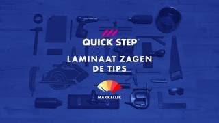 Verschillende zagen om laminaat te leggen  QuickSteptutorial [upl. by Noizneb]