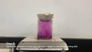 Sublimation and Deposition of Iodine [upl. by Aikat204]