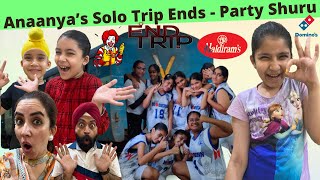 Anaanya’s Solo Trip Ends  Party Shuru  RS 1313 VLOGS  Ramneek Singh 1313 [upl. by Ramuk482]