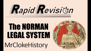 GCSE History Rapid Revision The Norman Legal System [upl. by Andrew]