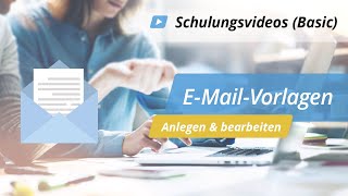 Schulungsvideo Basic  EMailVorlagen anlegen  onOffice Software [upl. by Ennoira]