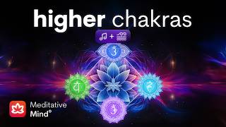 HIGHER CHAKRAS Healing Vibrations  Ocean Waves  Pineal Gland ActivationOpen Third EyeHeal Heart [upl. by Ariaz]