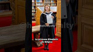 La Princesa Elisabeth de Bélgica se graduó de Oxford princesselisabeth belgium belgique [upl. by Quinby]