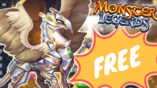 HOW TO GET GRIFFANIA IRONWINGS FOR FREE IN MONSTER LEGENDS  NEW UPDATE [upl. by Atteloiv]