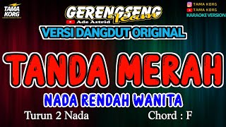 TANDA MERAH KARAOKE Ade Astrid  BAJIDOR [upl. by Renelle950]