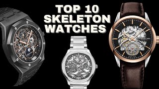 10 Best Skeleton Watches  The Luxury Watches [upl. by Stine38]