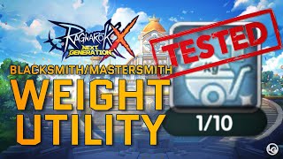 ROX  Mastersmith  Blacksmith Guide  Weight Utility Testing  Tagalog [upl. by Ilrahs20]