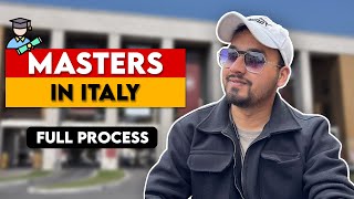 MASTERS IN ITALY 2023  FULL PROCESS [upl. by Farrica]