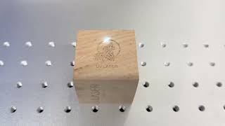 Wood ceramic plastic metal glass mark by UV laser marking machine [upl. by Haldan]