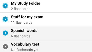 Creating Stacks Folders and Flashcards with the Flashcards App for Android [upl. by Dave]