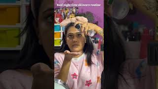 Real night time skincare routine 🧿 ytshorts youtube shortvideo trending viral makeup skincare [upl. by Aivatnuahs]