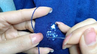 How to Fix Different Types of Holes in Knitwear [upl. by Garlinda]