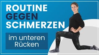 5 Minuten Routine gegen Schmerzen im unteren Rücken [upl. by Baoj]