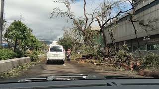 Odette Wrecked Capitol Site Cebu City A day after12 16 2021 [upl. by Sirrom]