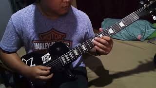 Tensionado  guitar solo by Monggie Tv [upl. by Epuladaugairam]