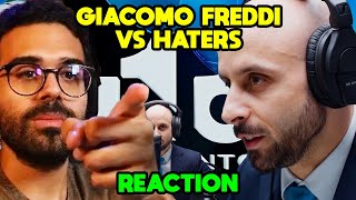 DARIO MOCCIA REAGISCE AL VIDEO SUGLI HATER DI GIACOMO FREDDI [upl. by Ronni]