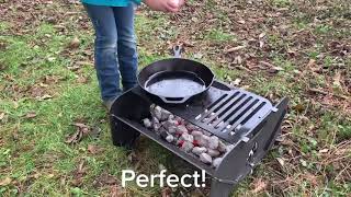 Collapsible pit cooking [upl. by Rasia]