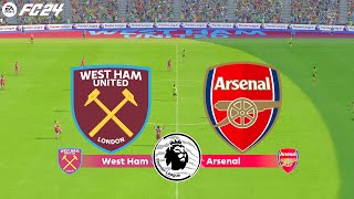 FC 24  West Ham United vs Arsenal  Premier League 202425 Season  PS5™ Gameplay [upl. by Selhorst]