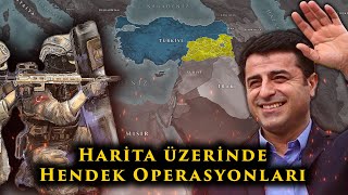 Harita Üzerinde Hendek Operasyonları  Çözüm Süreci ve Hendek Olayları [upl. by Adnuhsor276]