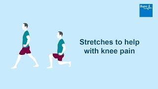 Stretches to help knee pain  Bupa Health [upl. by Oderfliw159]